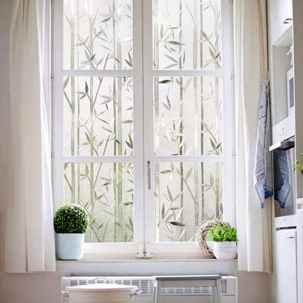 Simple Fix Fensterfolie 90 x 300 cm - Sichtschutzfolie Fenster