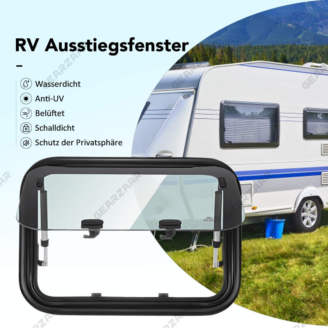 Wohnmobilfenster Caravan Seitenfenster Ausstellfenster Camper RV