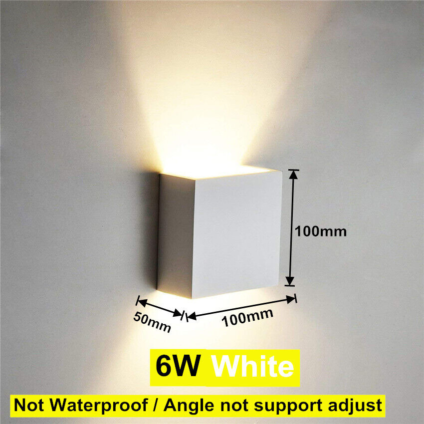 Cube Würfel LED Wand Leuchte Lampe Up Down für außeninnen wasserdicht IP65