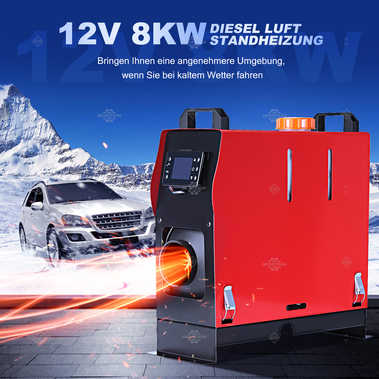8 KW 12V Diesel Auto Heizung Standheizung Luftheizung Air Heater